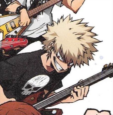 Bakugo con guitarra - lado diferente